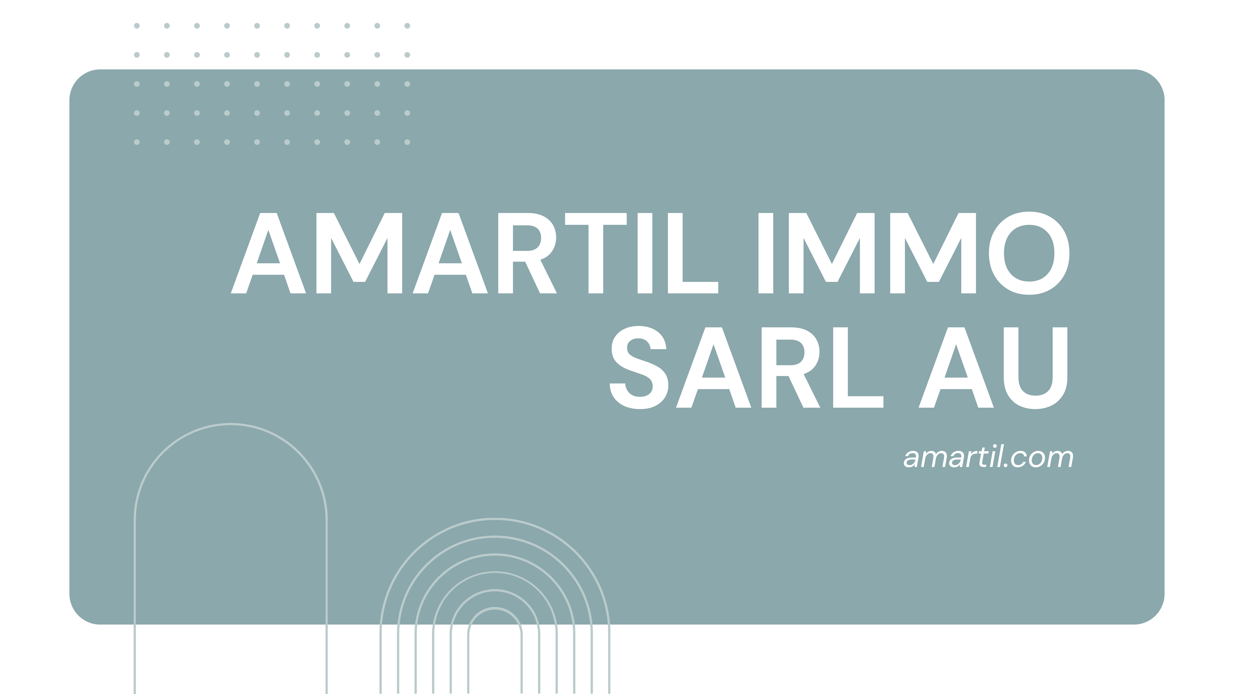 شعار وهوية Amartil Immo SARL AU على amartil.com