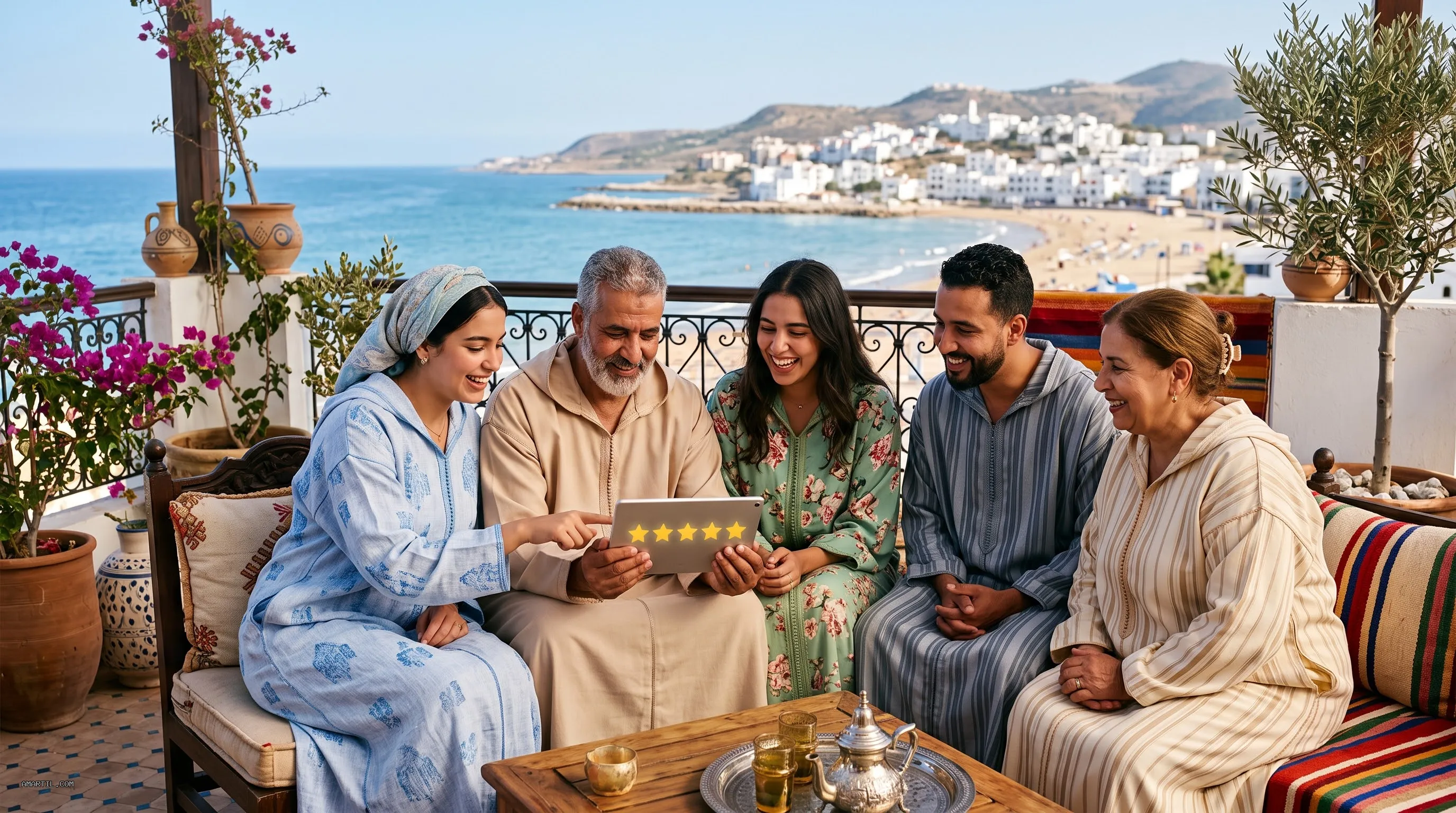 آراء الزبائن حول تجربة location vacances Martil خلال فصل الصيف | AMARTIL