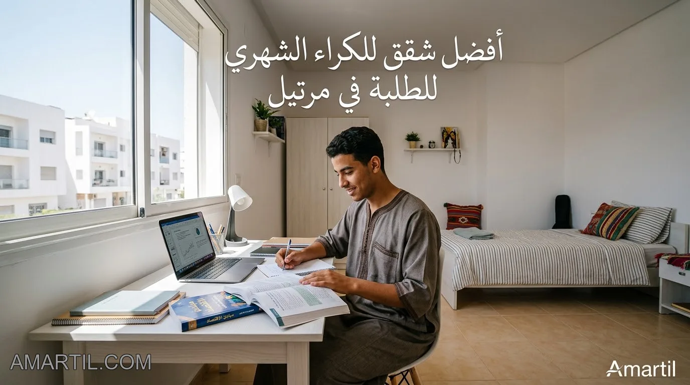 شقق للكراء بمرتيل للطلبة: أفضل الخيارات وأسعار مناسبة بالقرب من الجامعات