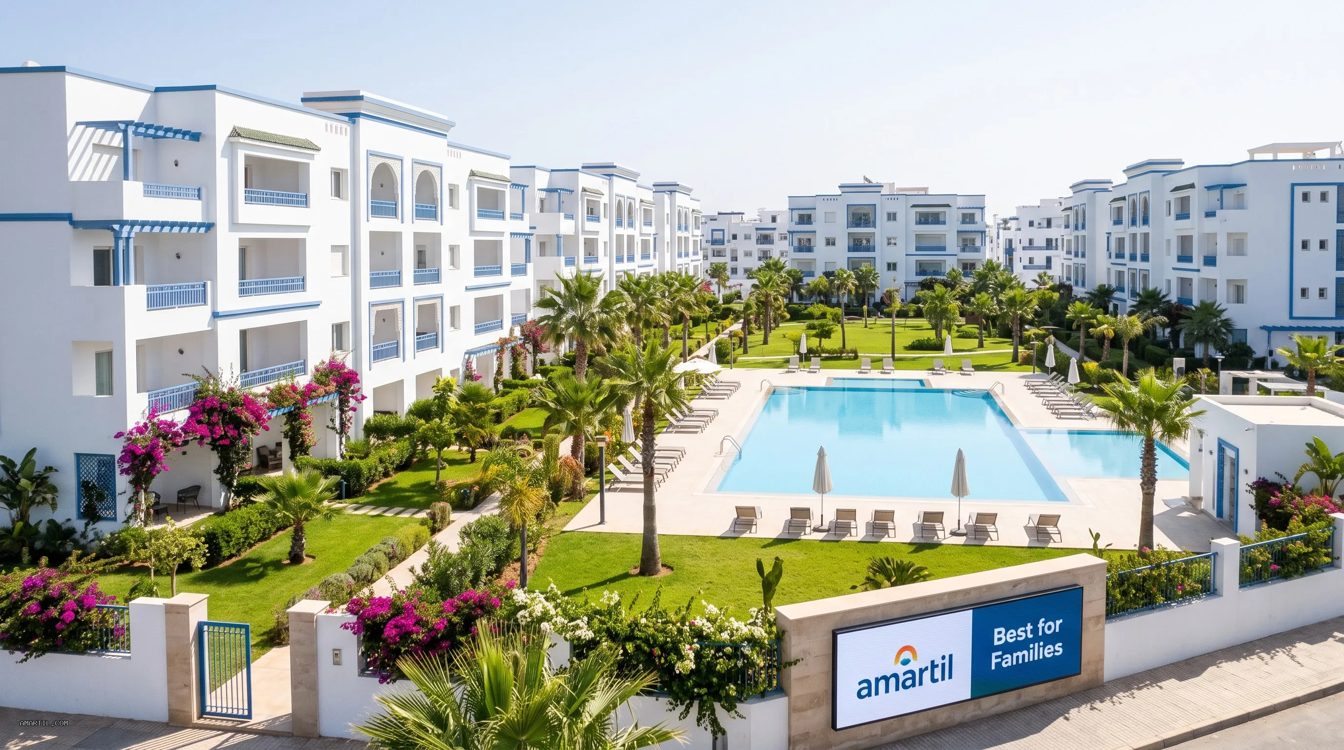 مراجعة لأفضل الإقامات التي تقدم appartement meublé à Martil للعائلات | AMARTIL