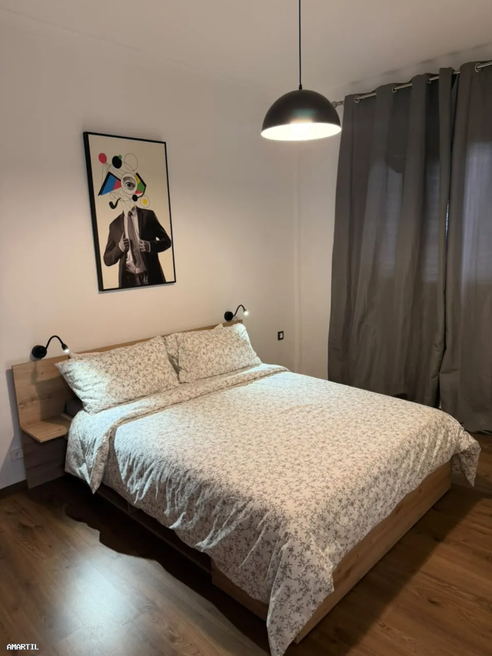 Appartement à louer pour vacence avec 1ch et salon