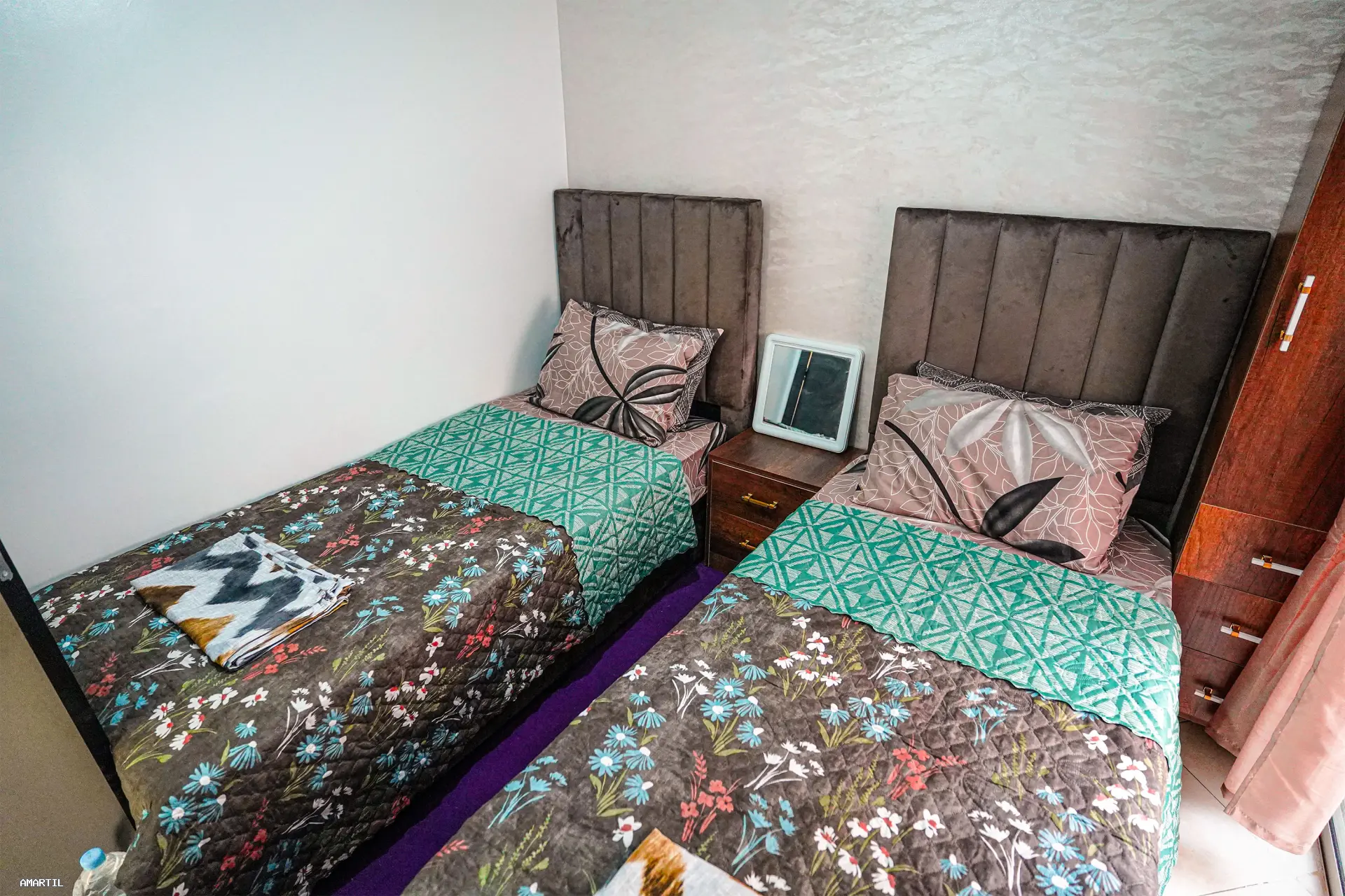 Bel appartement à louer à Martil  2 chambres et salon, au 2ᵉ étage