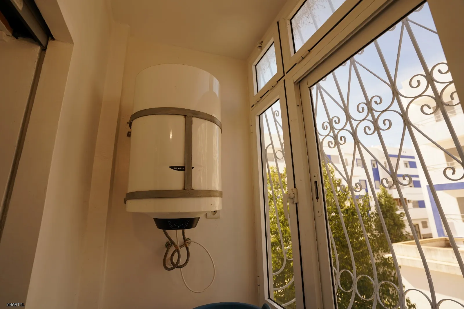 Location mensuelle d’un appartement à Martil. 