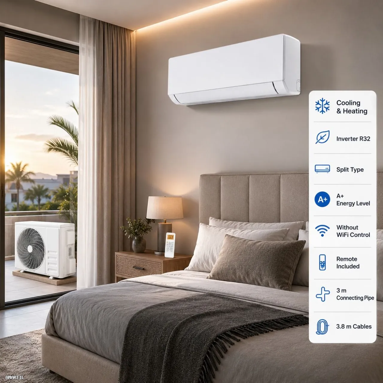 Climatiseur ELEXIA CLIM ELX-ACS952 12000BTU ELEXIA