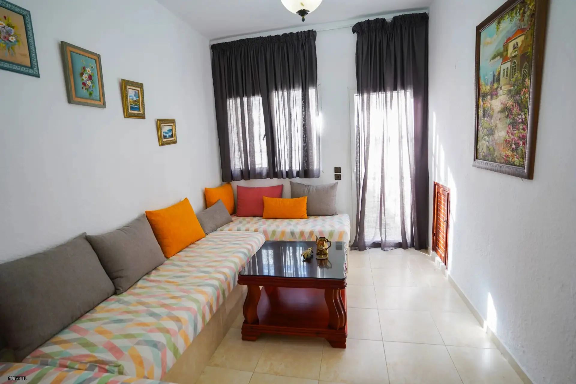 bel appartement à vendre à miramar 2 salon 1ch