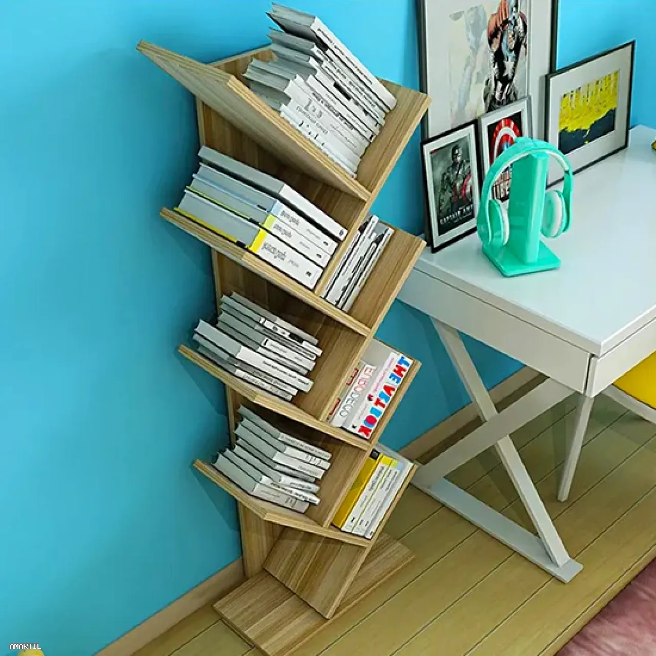 Bibliothèque Arbre : Élégance et Organisation