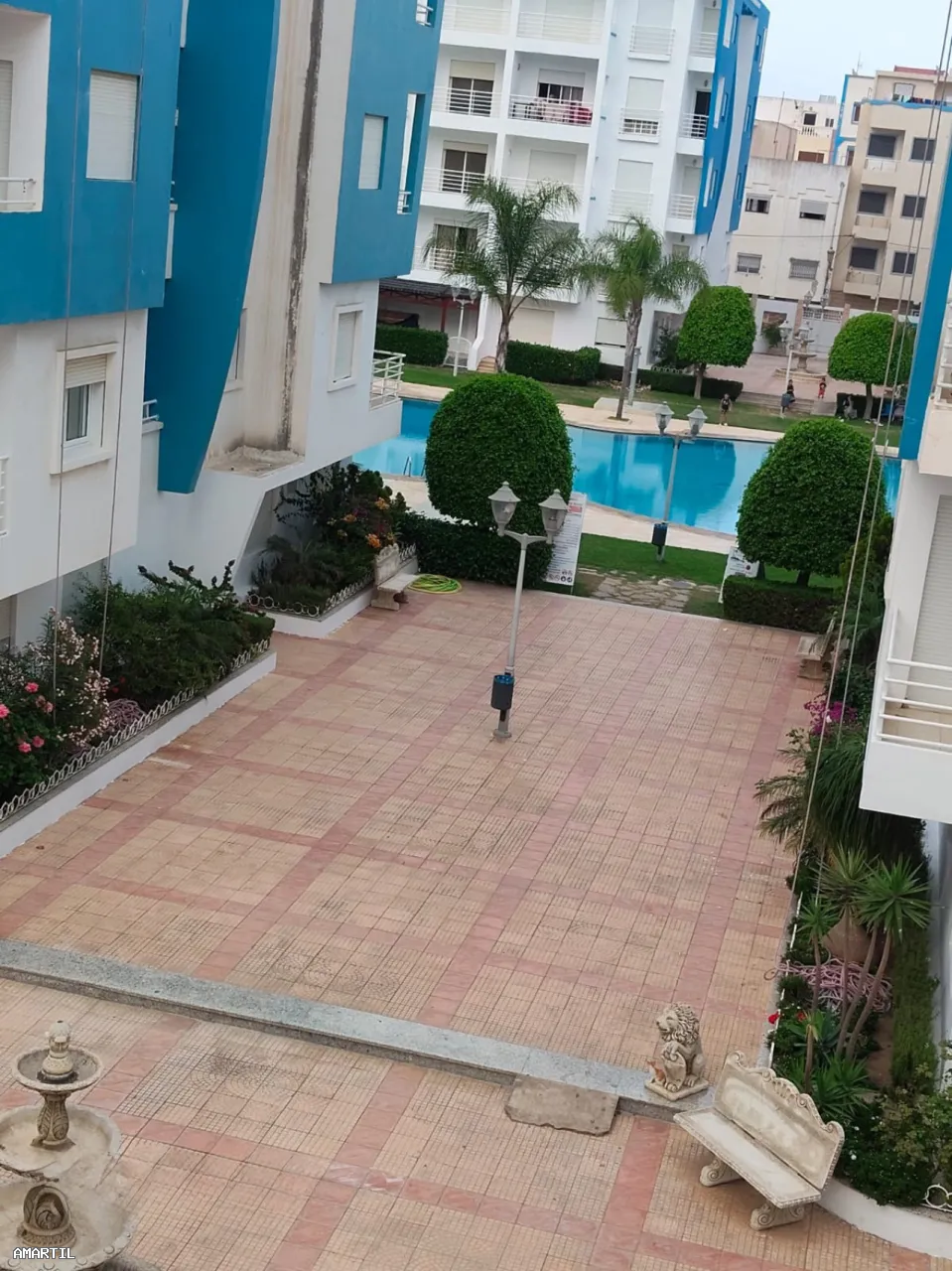 Bel appartement à louer à martil avec piscine 