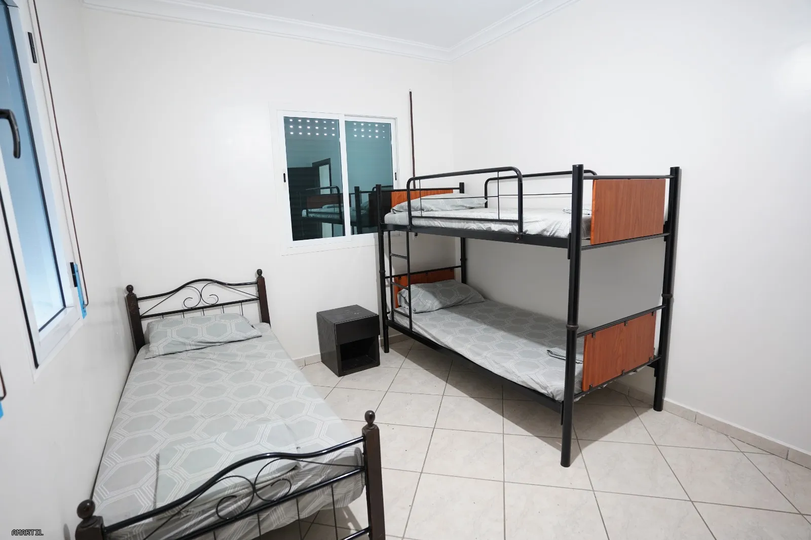 Location mensuelle d’un appartement à Martil. 