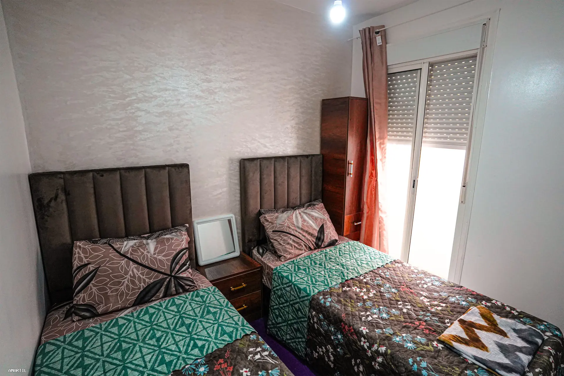 Bel appartement à louer à Martil  2 chambres et salon, au 2ᵉ étage