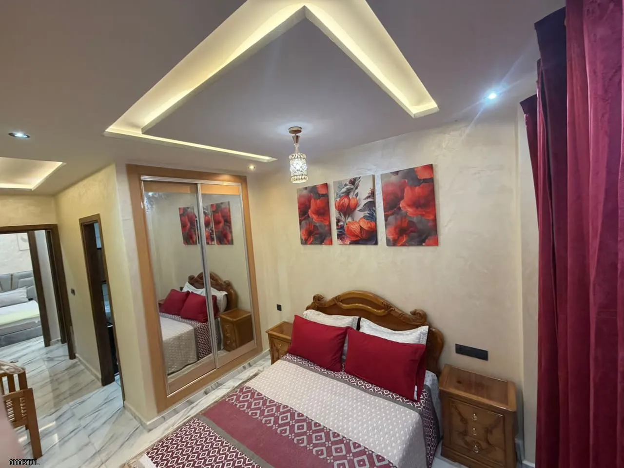 Bel appart. à louer avec 2 chambre, salon, 2 SDB — شقة للكراء في مرتيل | AMARTIL
