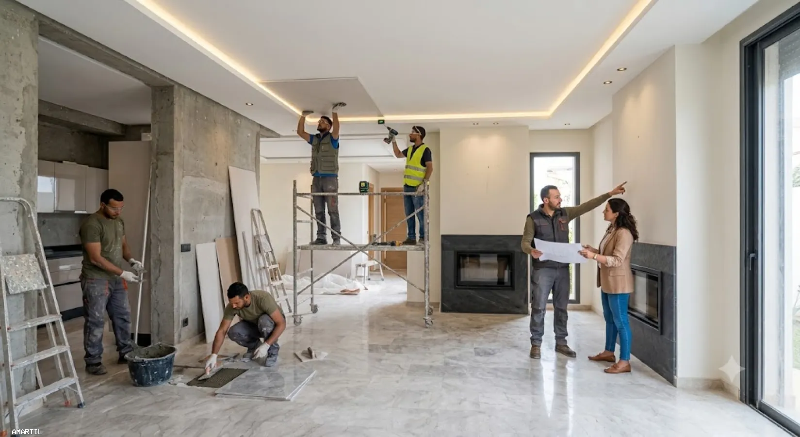 Amartil: Réparation & Construction de bâtiments professionnels avec énovation