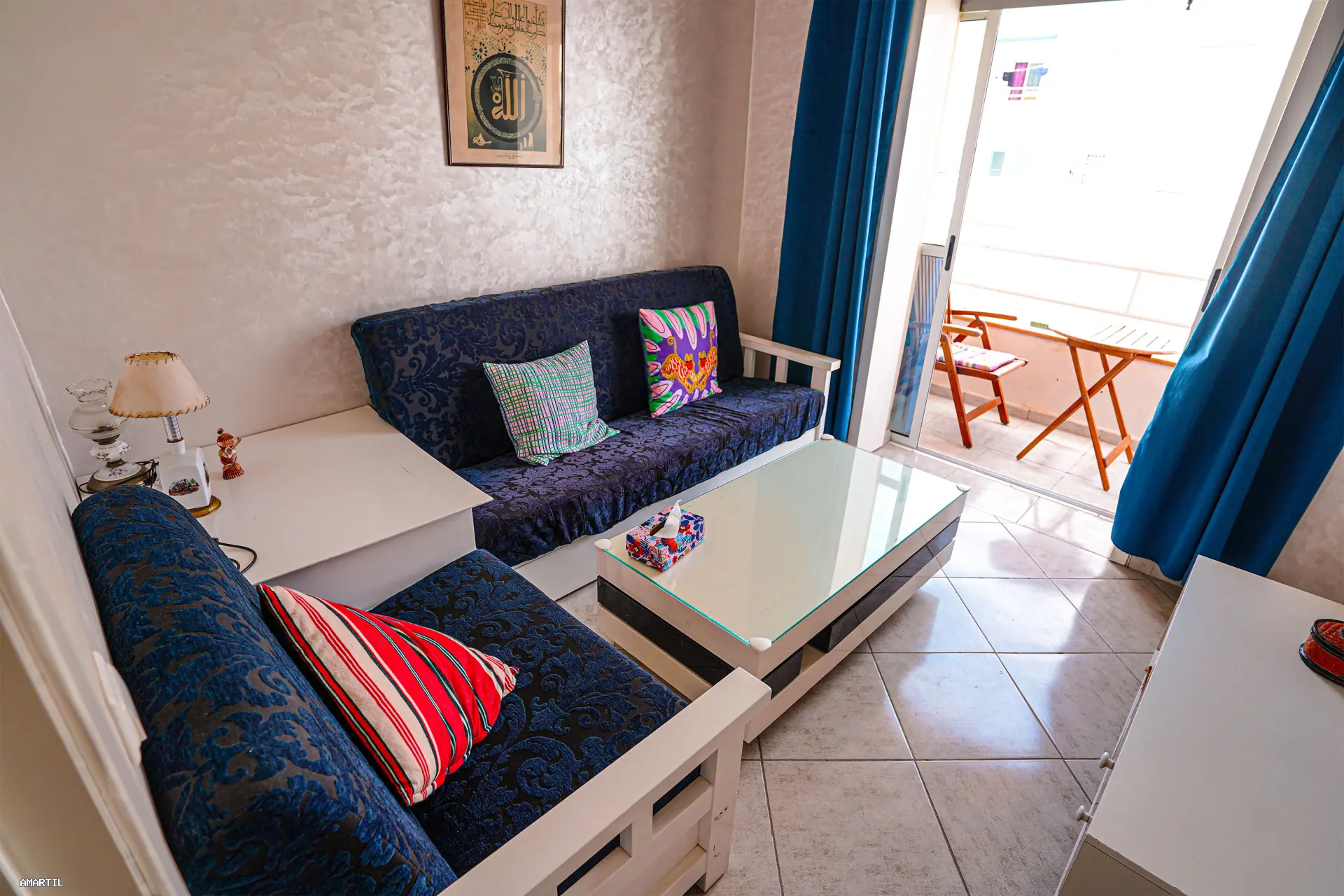 Appartement à louer à la nuitée 2 chambre à martil 2ème étage