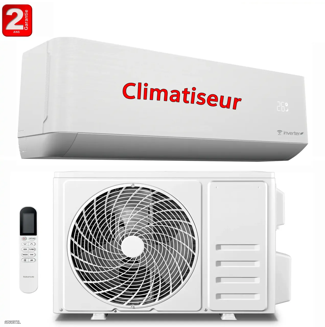 Climatiseur ELEXIA CLIM ELX-ACS952 12000BTU E...