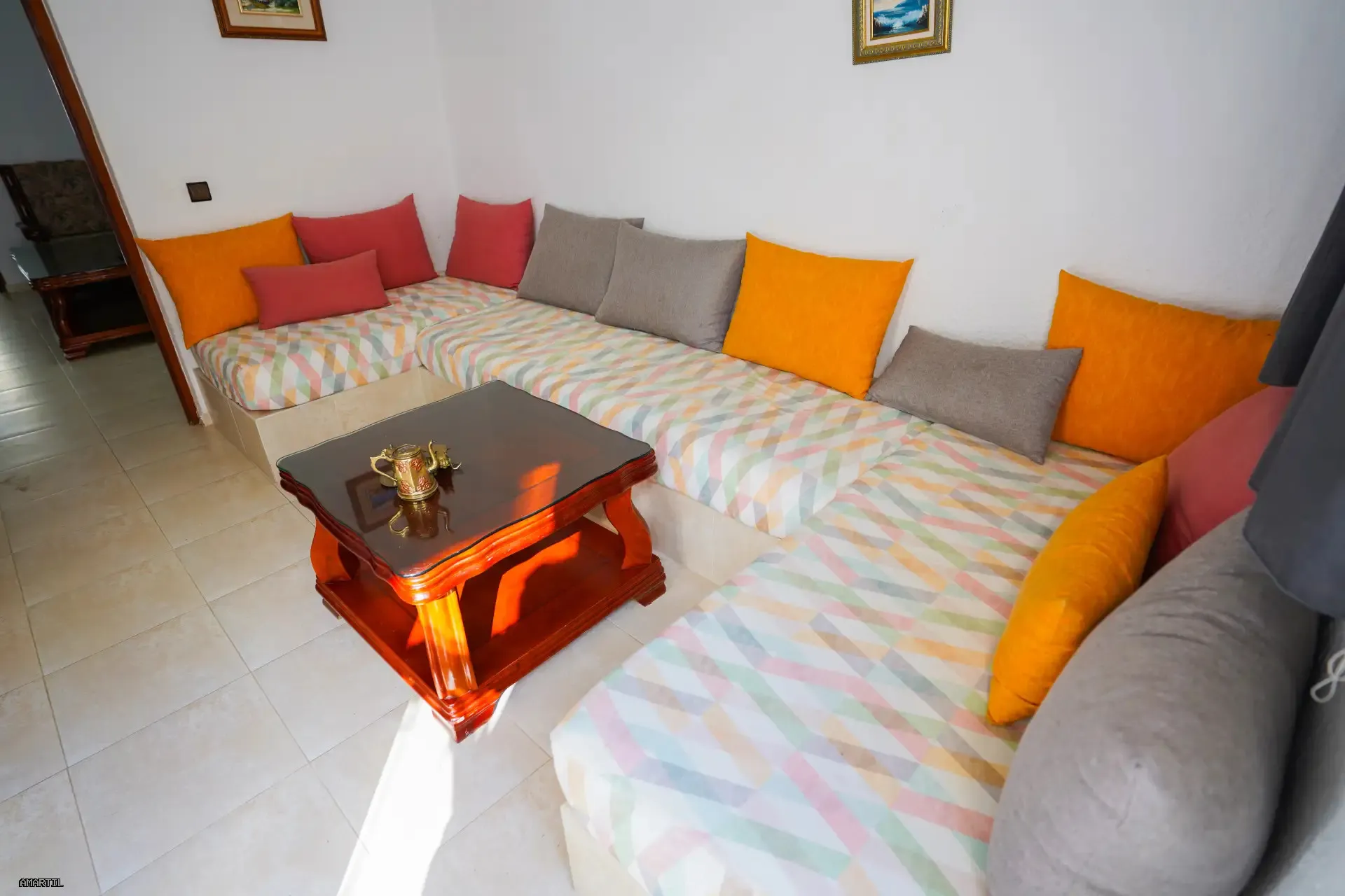 bel appartement à vendre à miramar 2 salon 1ch