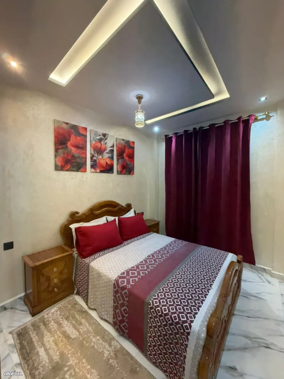 Bel appart. à louer avec 2 chambre, salon, 2 SDB
