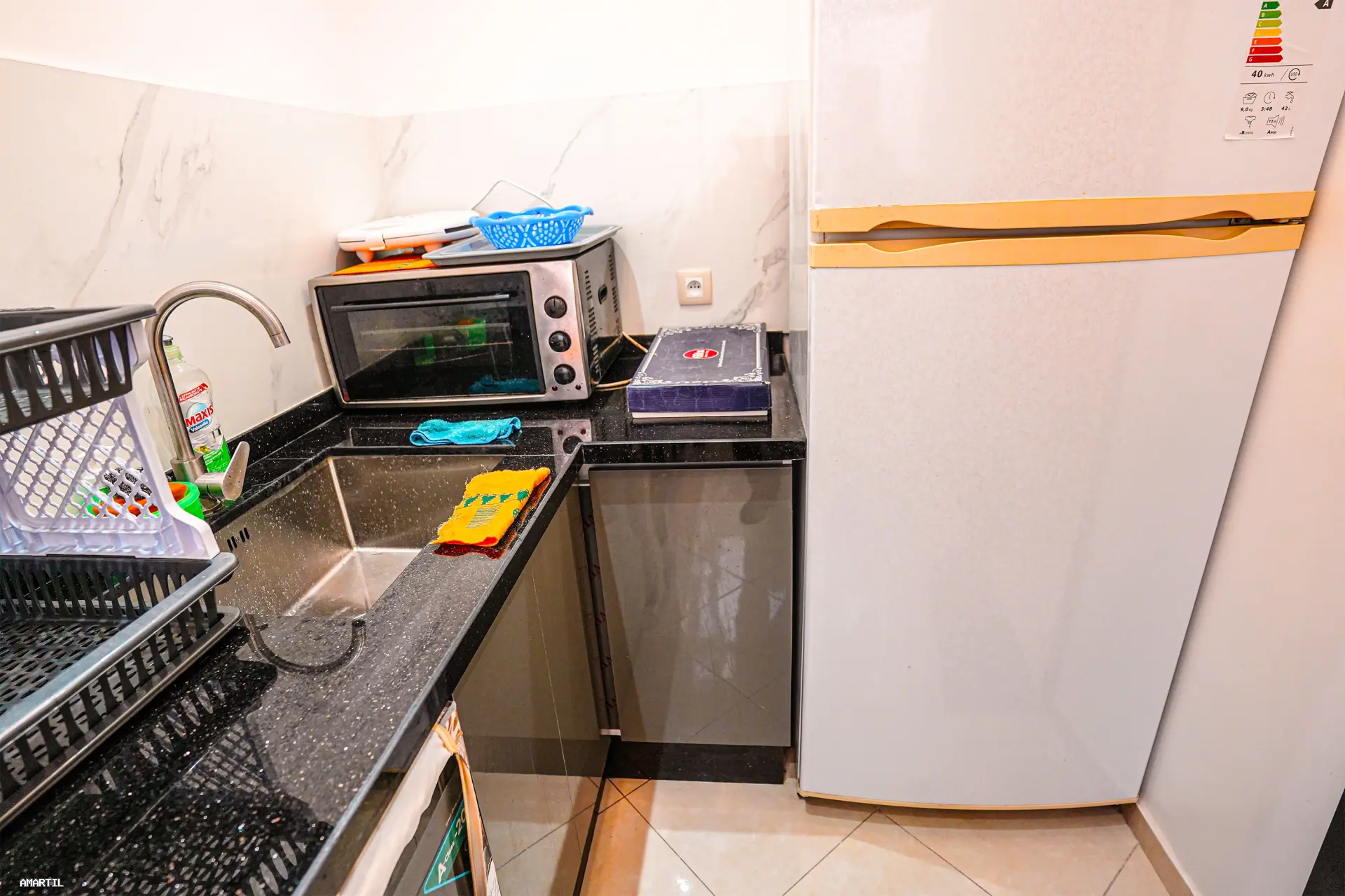Bel appartement à louer à Martil  2 chambres et salon, au 2ᵉ étage