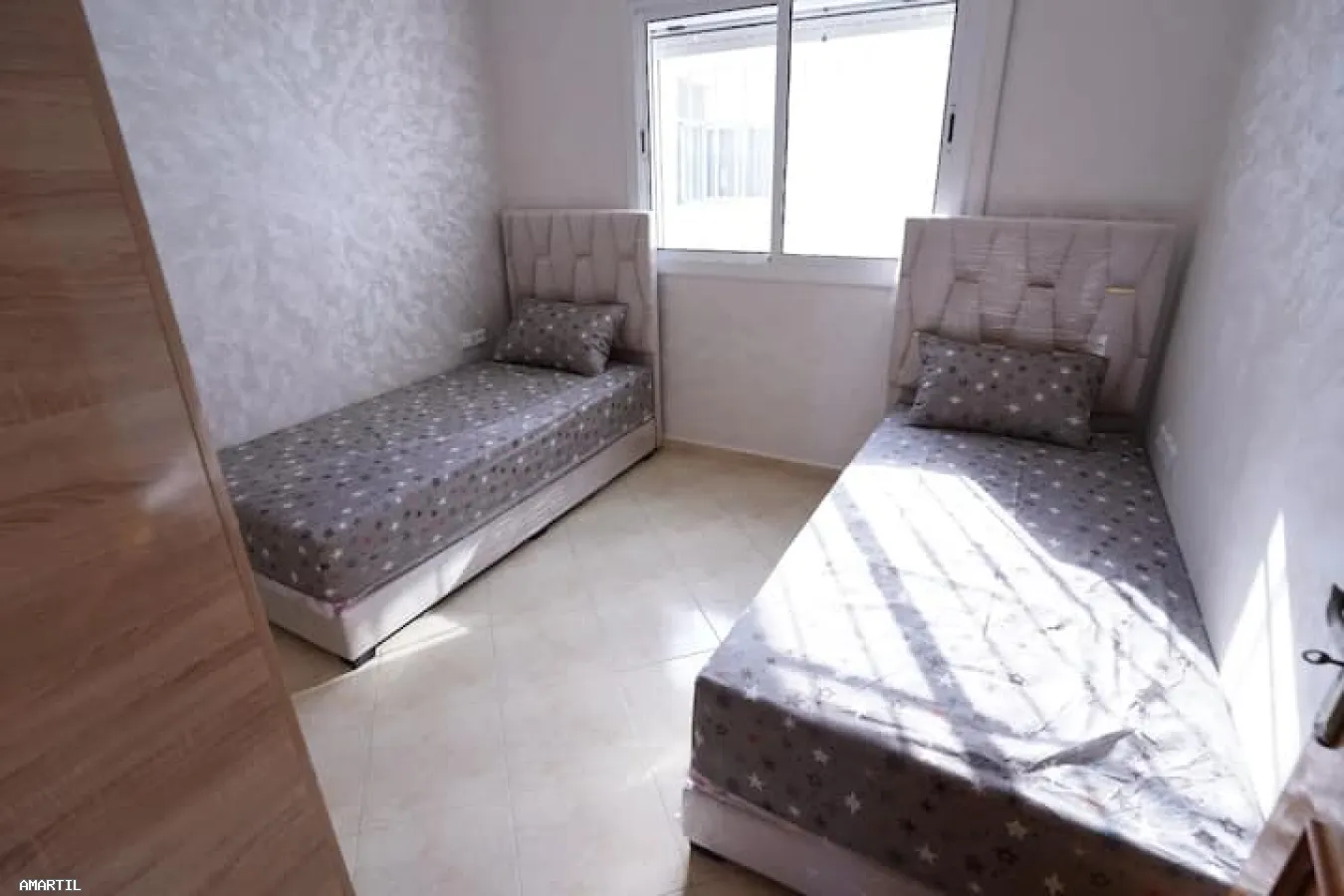 Appartement à louer à Martil , 60m², 2 chambres, balcon, 4e étage avec ascenseur