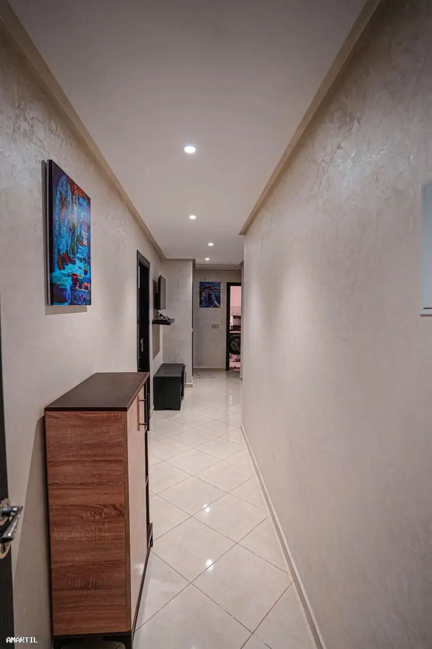 Bel appartement à louer à Martil  2 chambres et salon, au 2ᵉ étage