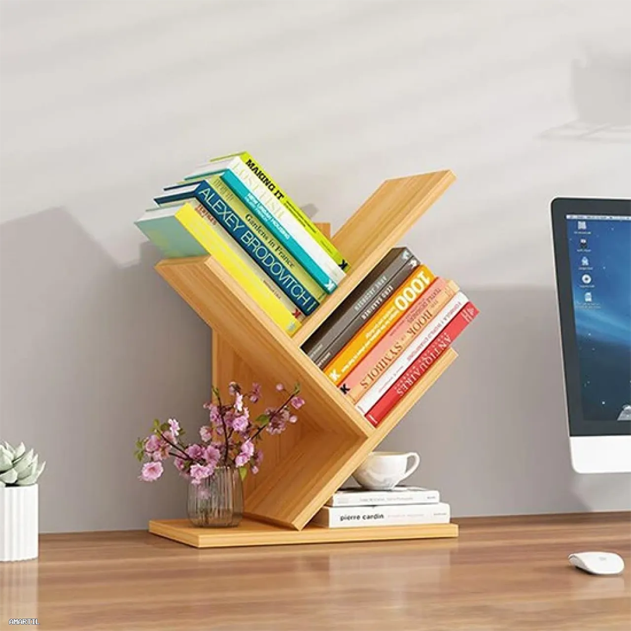 Bibliothèque Arbre : Élégance et Organisation
