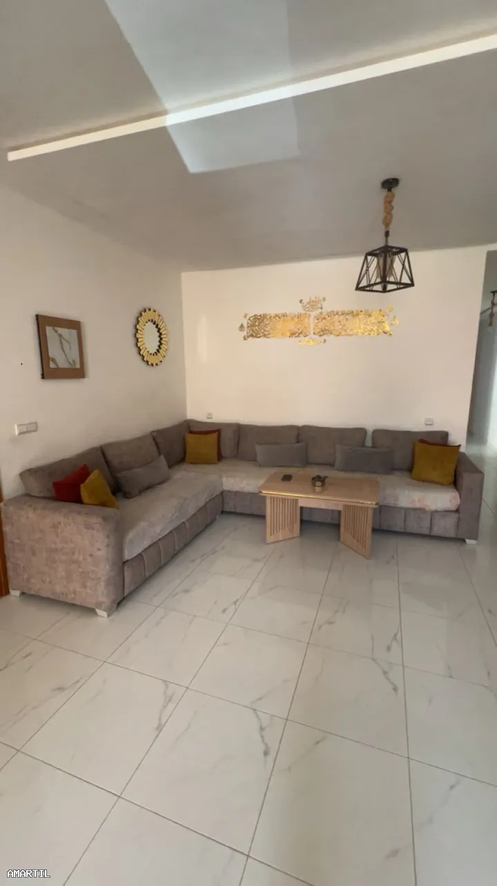 bel appartement à louer à martil, 2chambre, wifi
