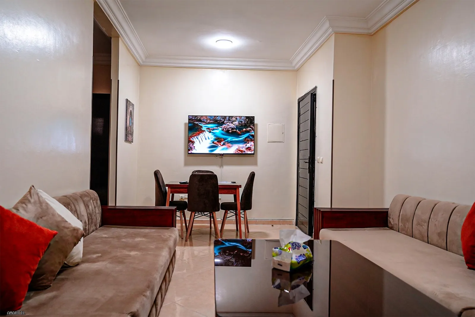 Bel appartement à louer à la journée – 2 chambres