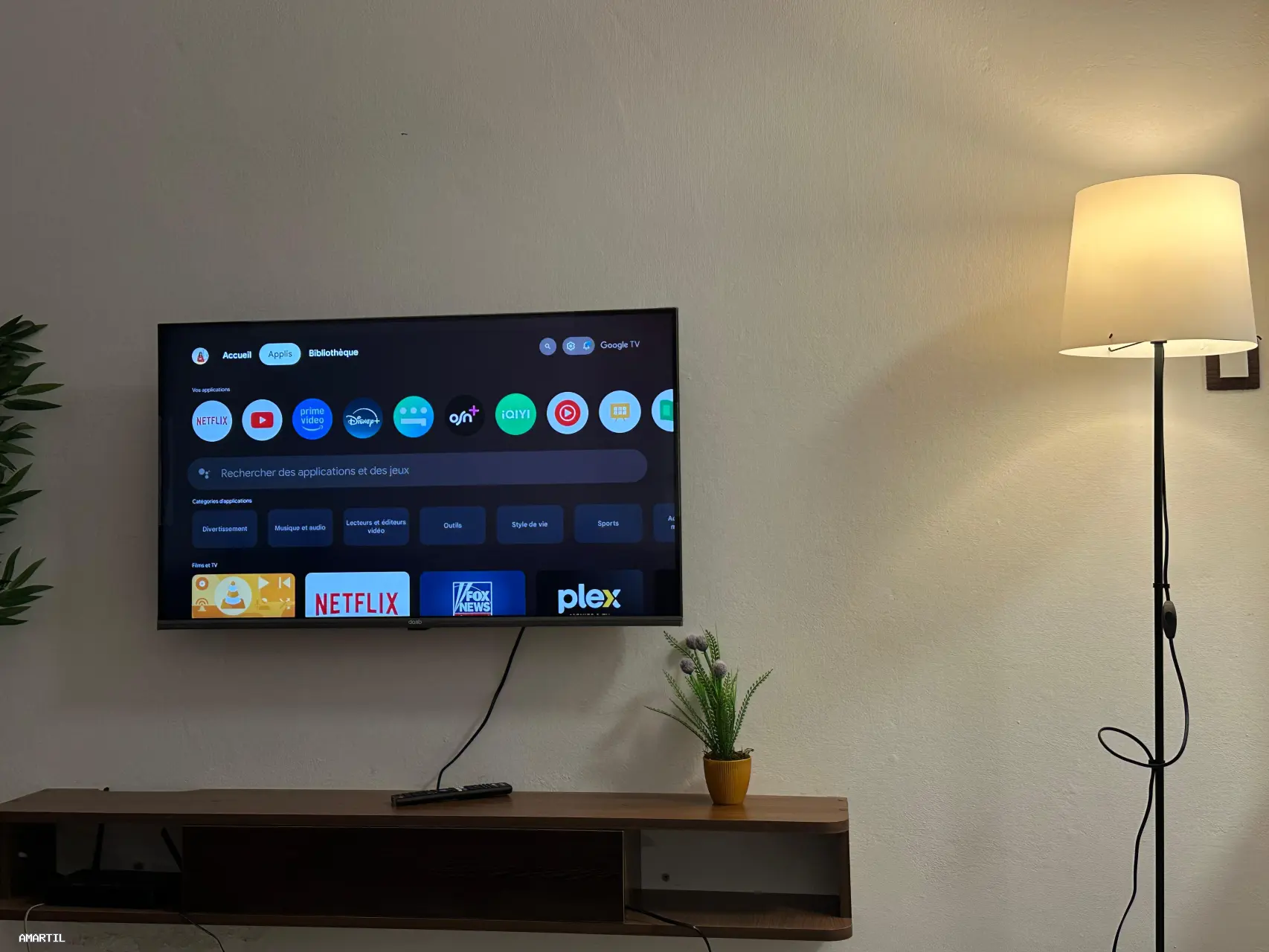 Appartement à louer pour vacence avec 1ch et salon