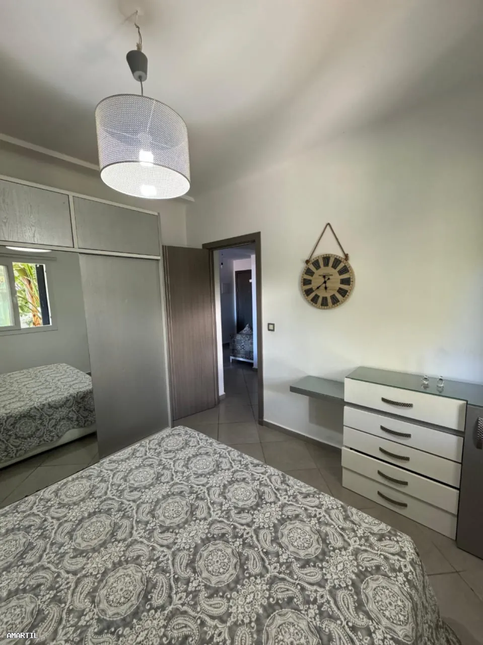 appartement parfait à vendre à cabo negro Rez-de-chaussée salon chambre balcon 