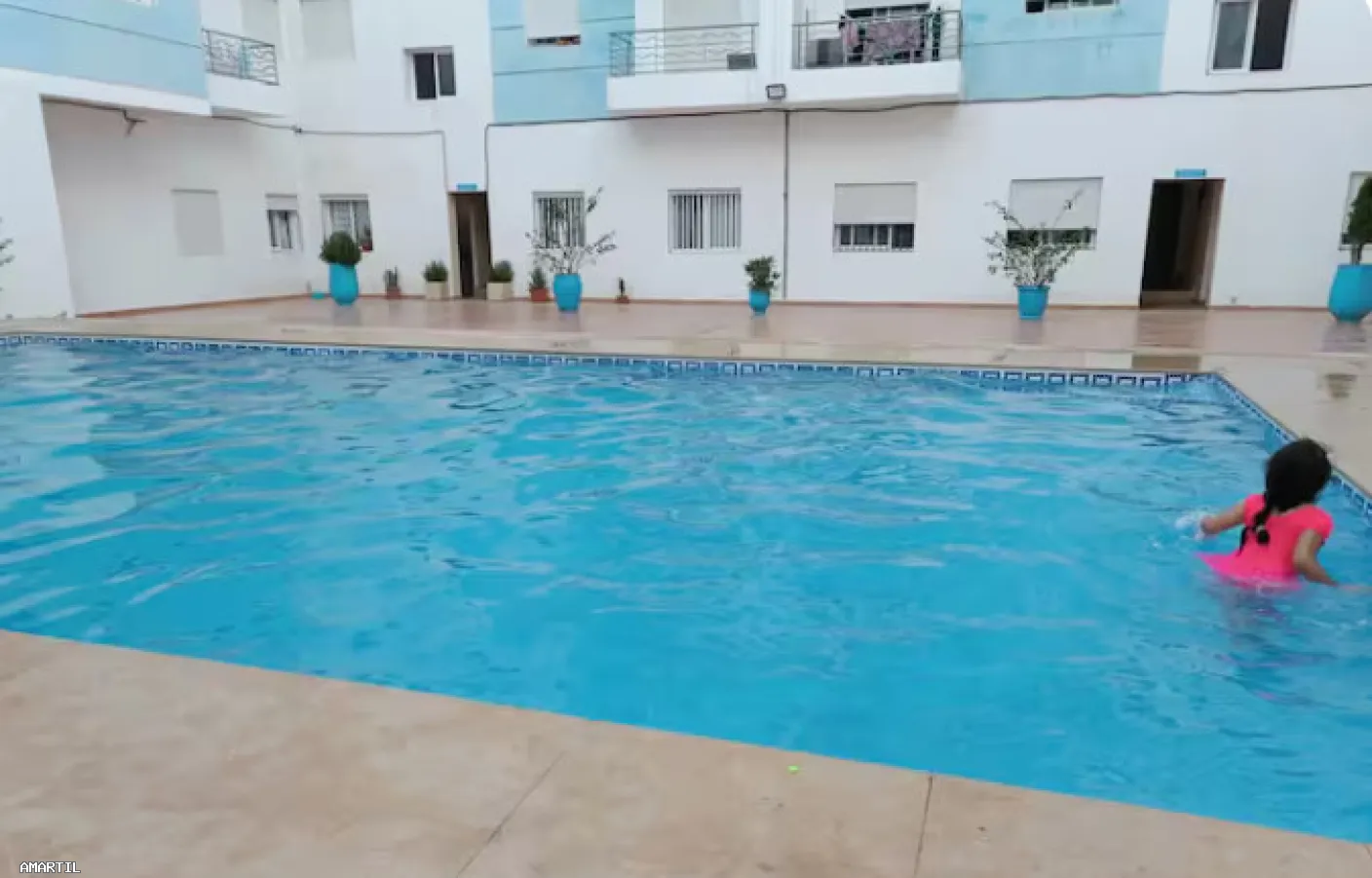 Appartement 2 ch, résidence sécu, piscine, 2 étage