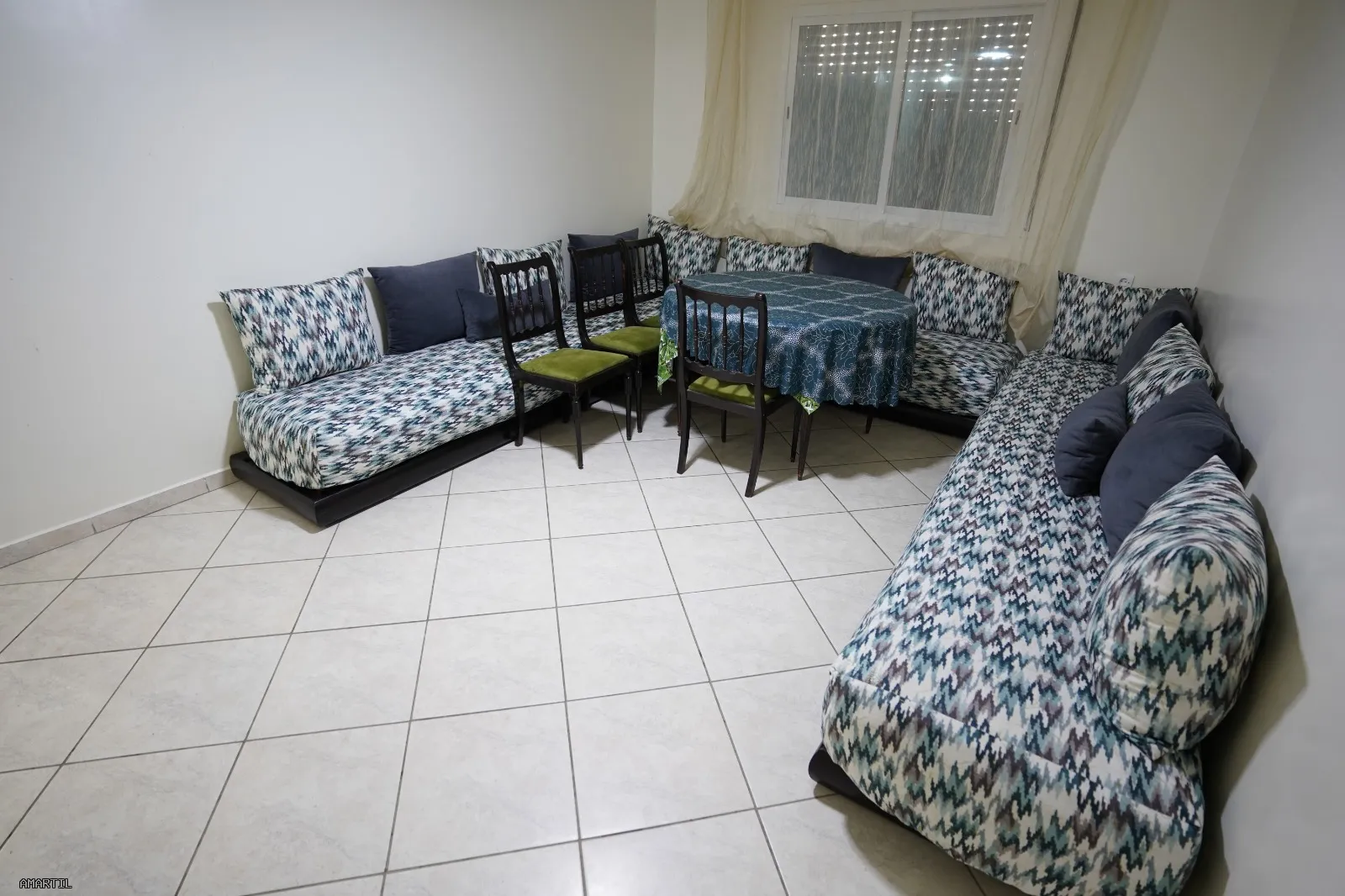 Location mensuelle d’un appartement à Martil. 