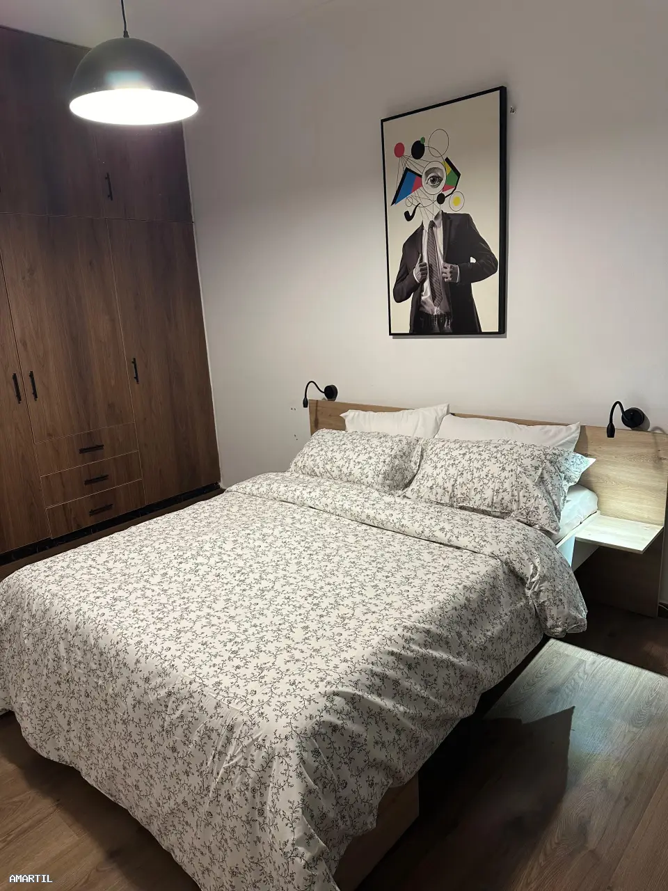Appartement à louer pour vacence avec 1ch et salon