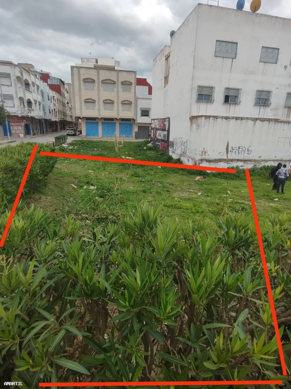 Terrain à vendre à Martil ,190 m² ,Deux façades