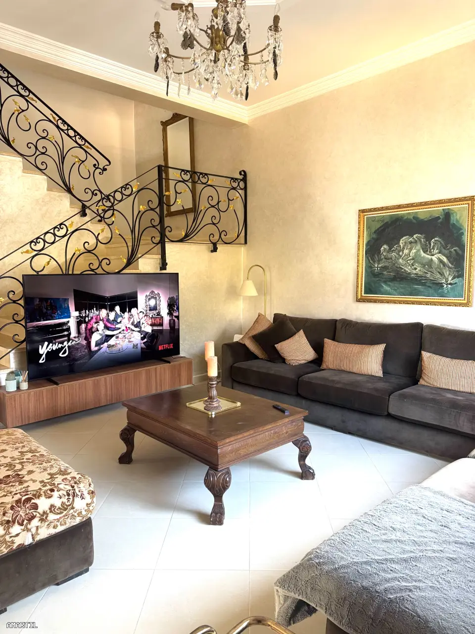 Belle villa à louer à Martil 3 salons avec jardin