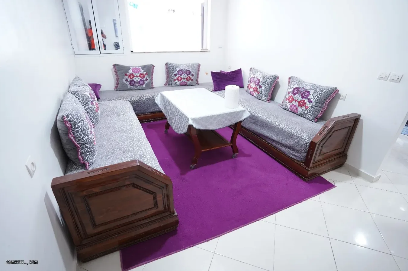 martil apartment for rent in month 2 bedroom living room 65 square meters