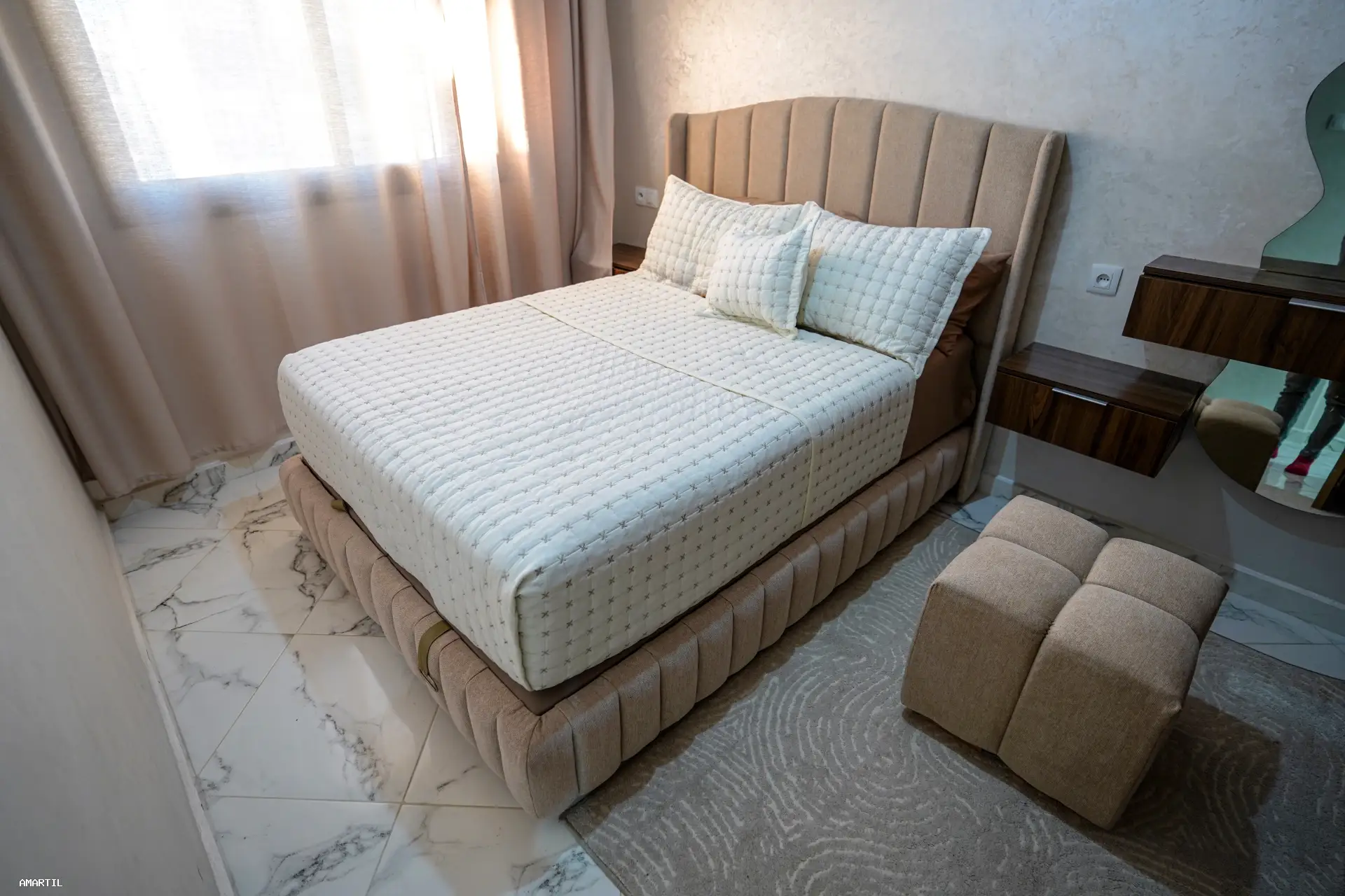 Apartamento en alquiler en Martil  2 dormitorios y aire acondicionado