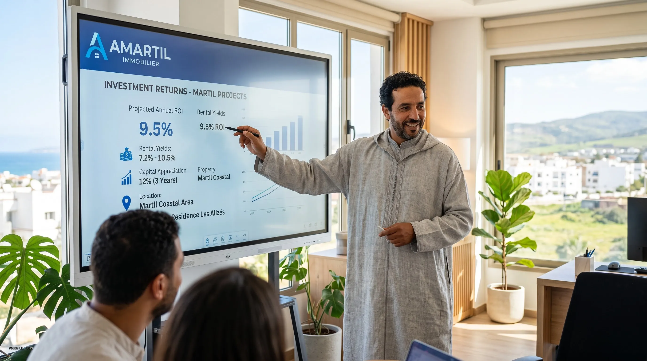 Comment calculer le retour sur investissement locatif à Martil ? | AMARTIL