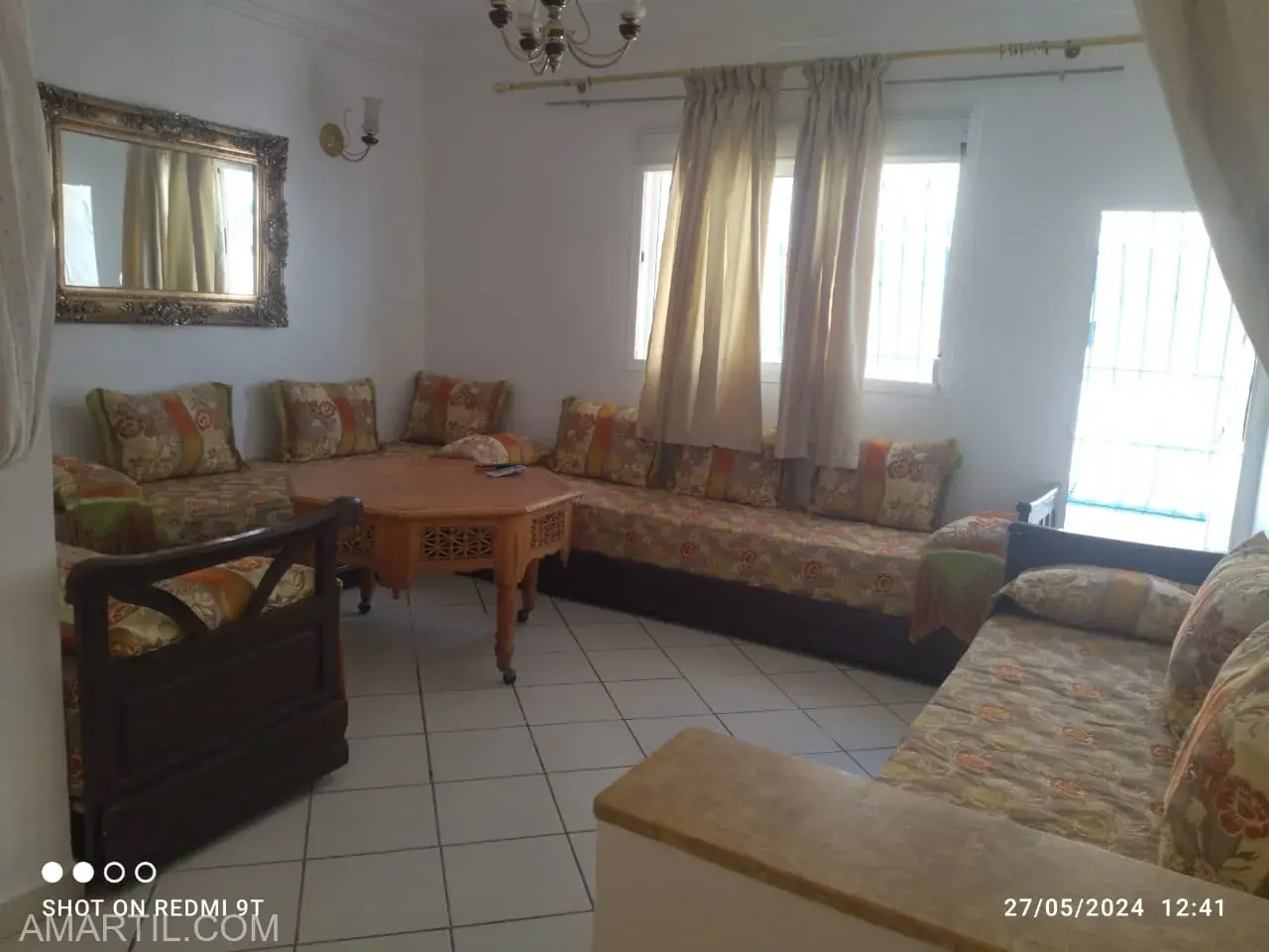 Appartement à louer à Martil, 2 chambres, salon, rez-de-chaussée à Mixte Asfiya