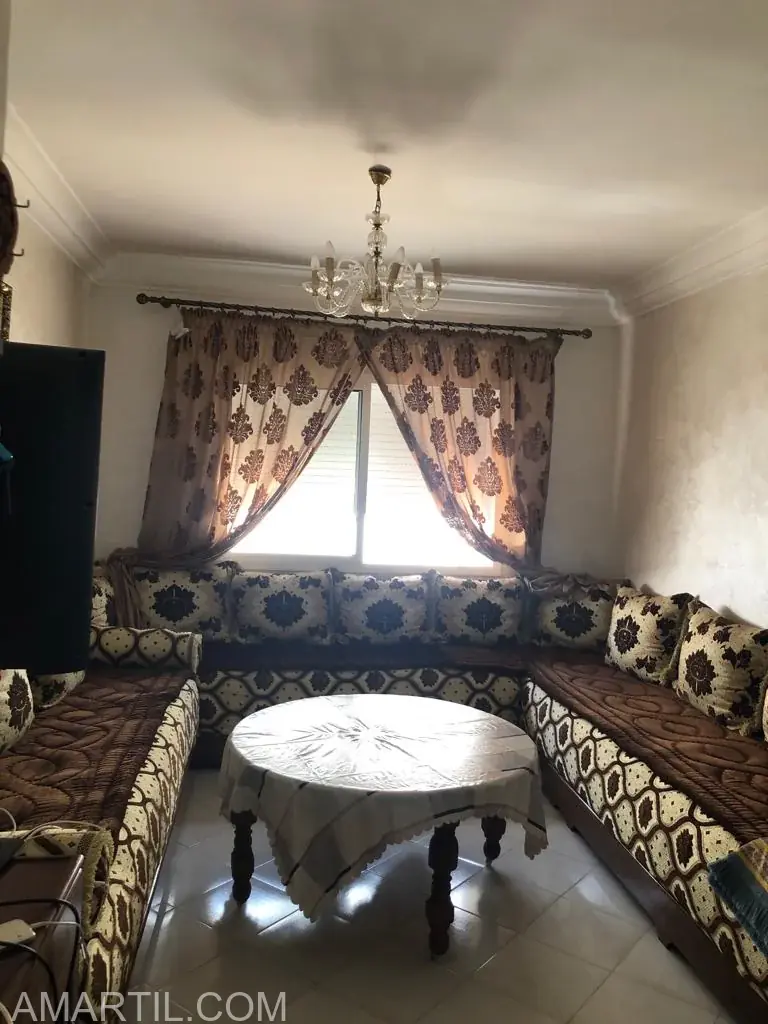 bel Appartement à Louer  à Martil 2 Chmabre Balcon Salon à Ryad soufia 2ème étg