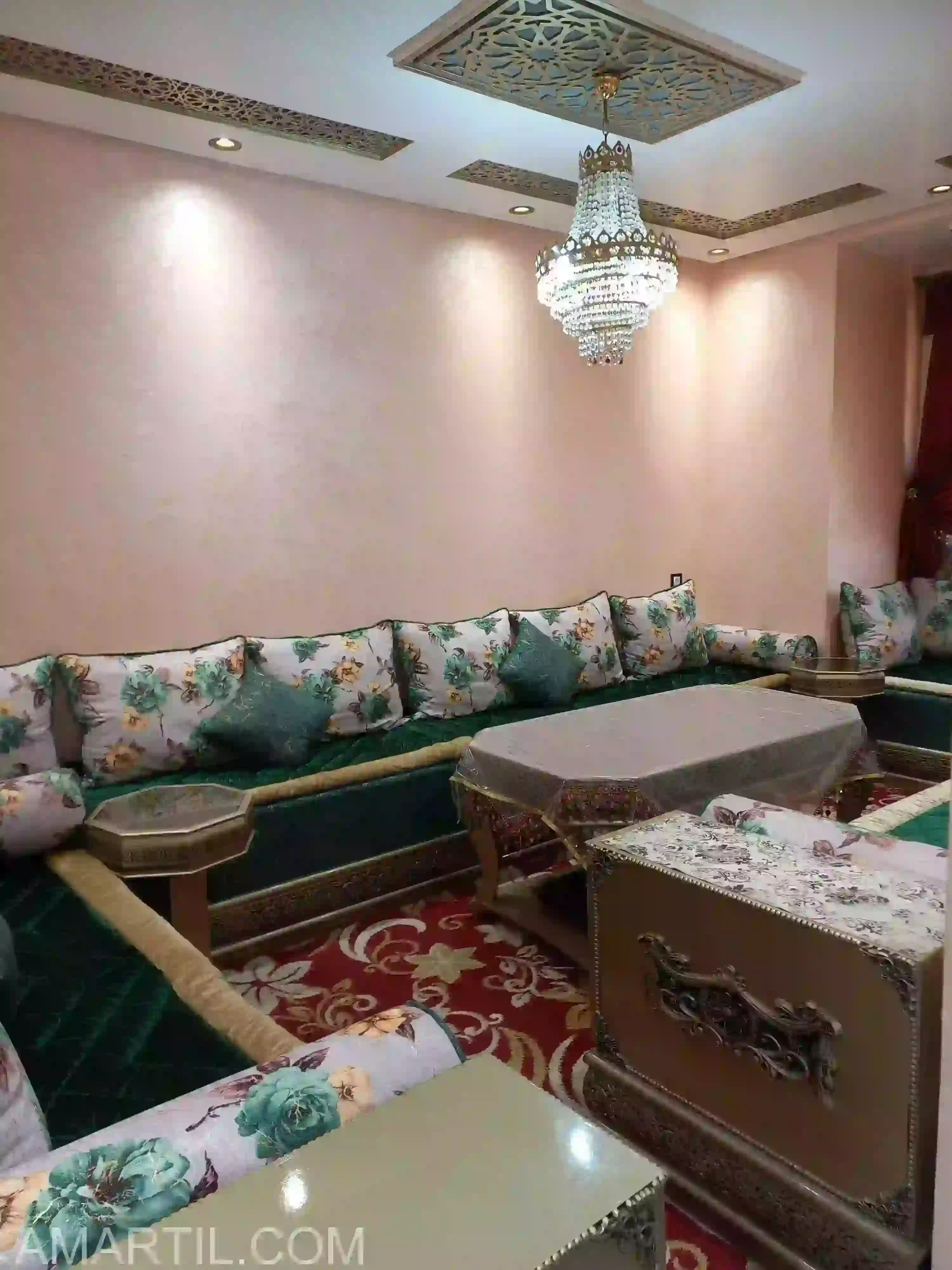 Bel appartement à louer à Martil dans un immeuble sécurisé 2 chambres salon