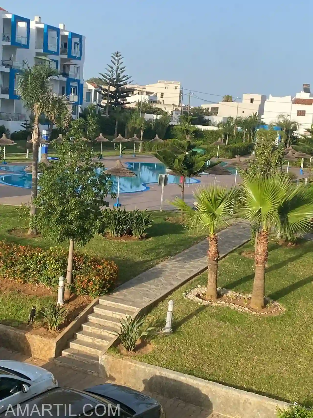 Appartement pafrait,à qaryat cabo 2 chambre avec grande terrasse salon et piscin