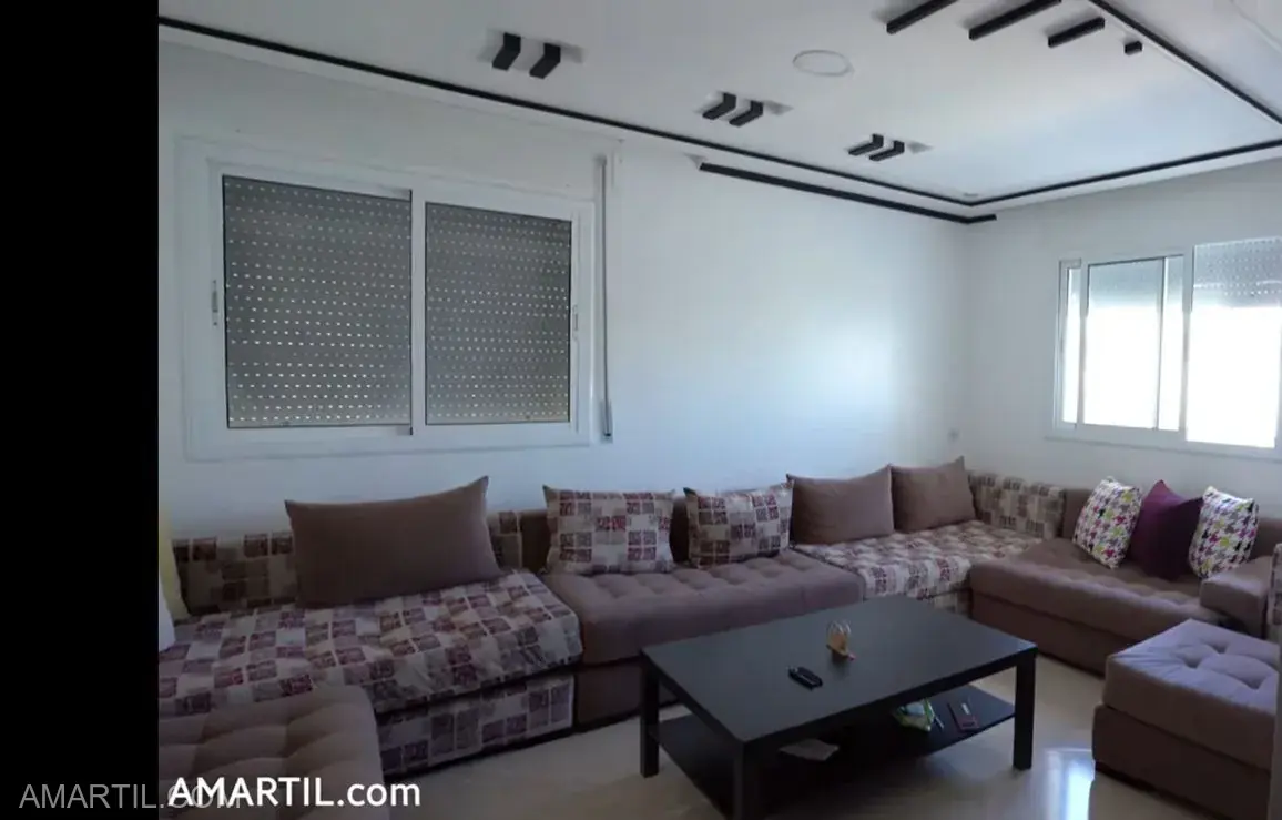Bel Appartement Meublé à Louer à Martil  1ᵉʳ Étage, 3 Chambres