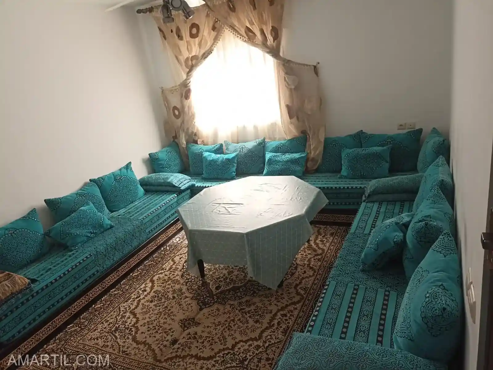 appartement à louer à saada 2 chambre 2 salon balcon Rez-de-chaussée 74 mètres