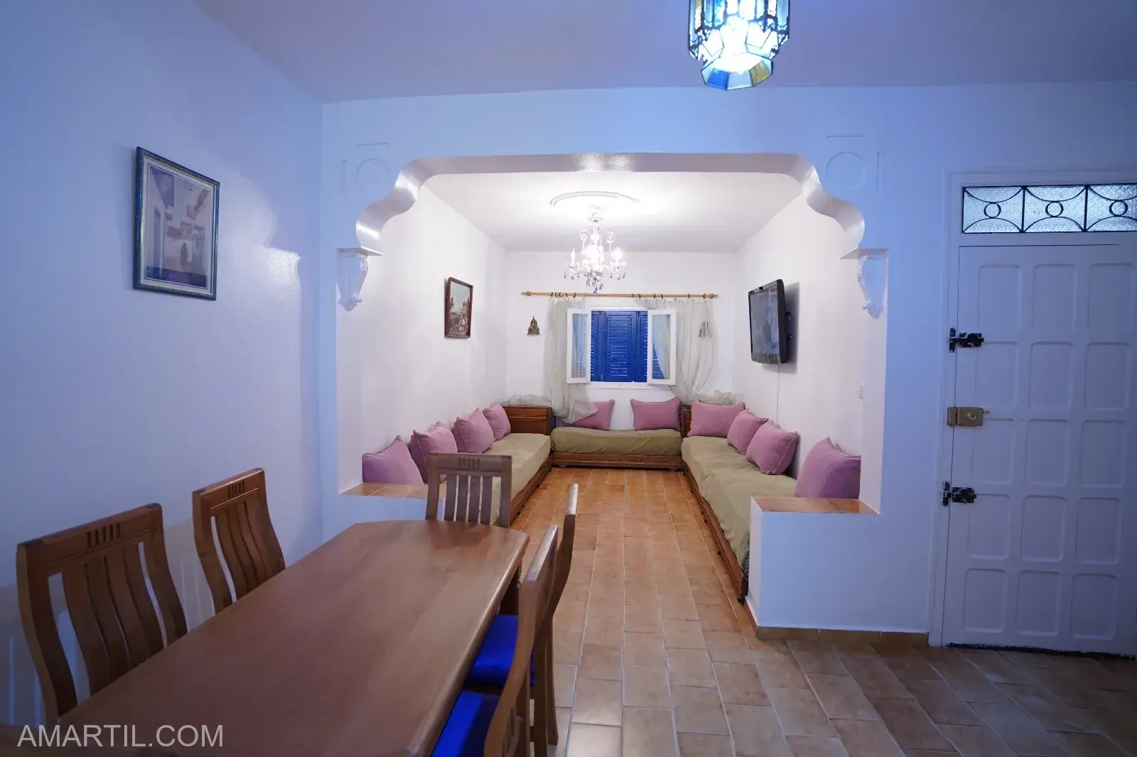 Appartement à louer à Martil, 1er étage, 2 chambres près de la Corniche