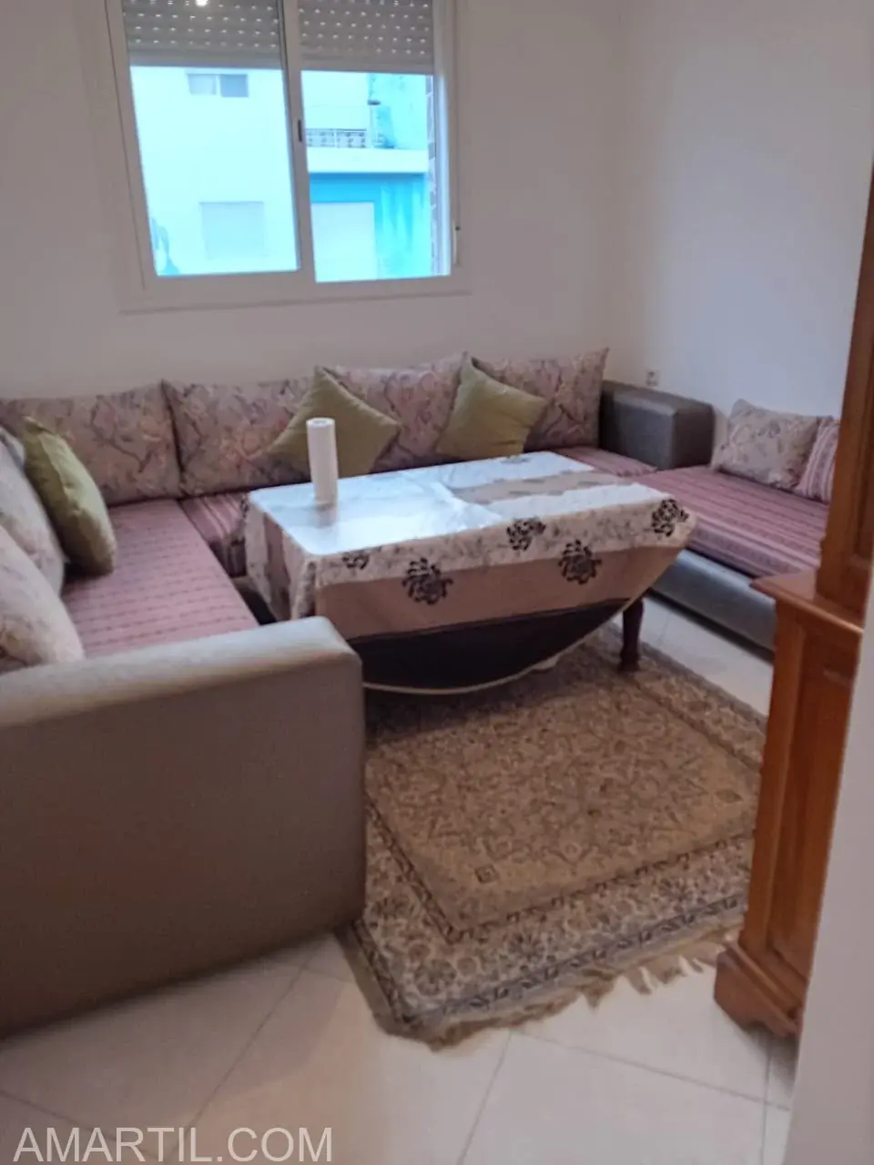Appartement à louer à Martil, à saada 1 chambre, 2 salon, balcon,60 mètres carrés, 2ème étage